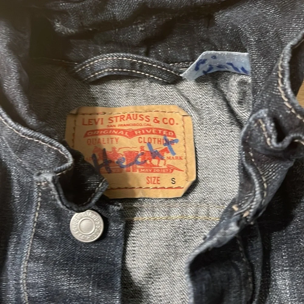 LEVIS white tag jean jacket